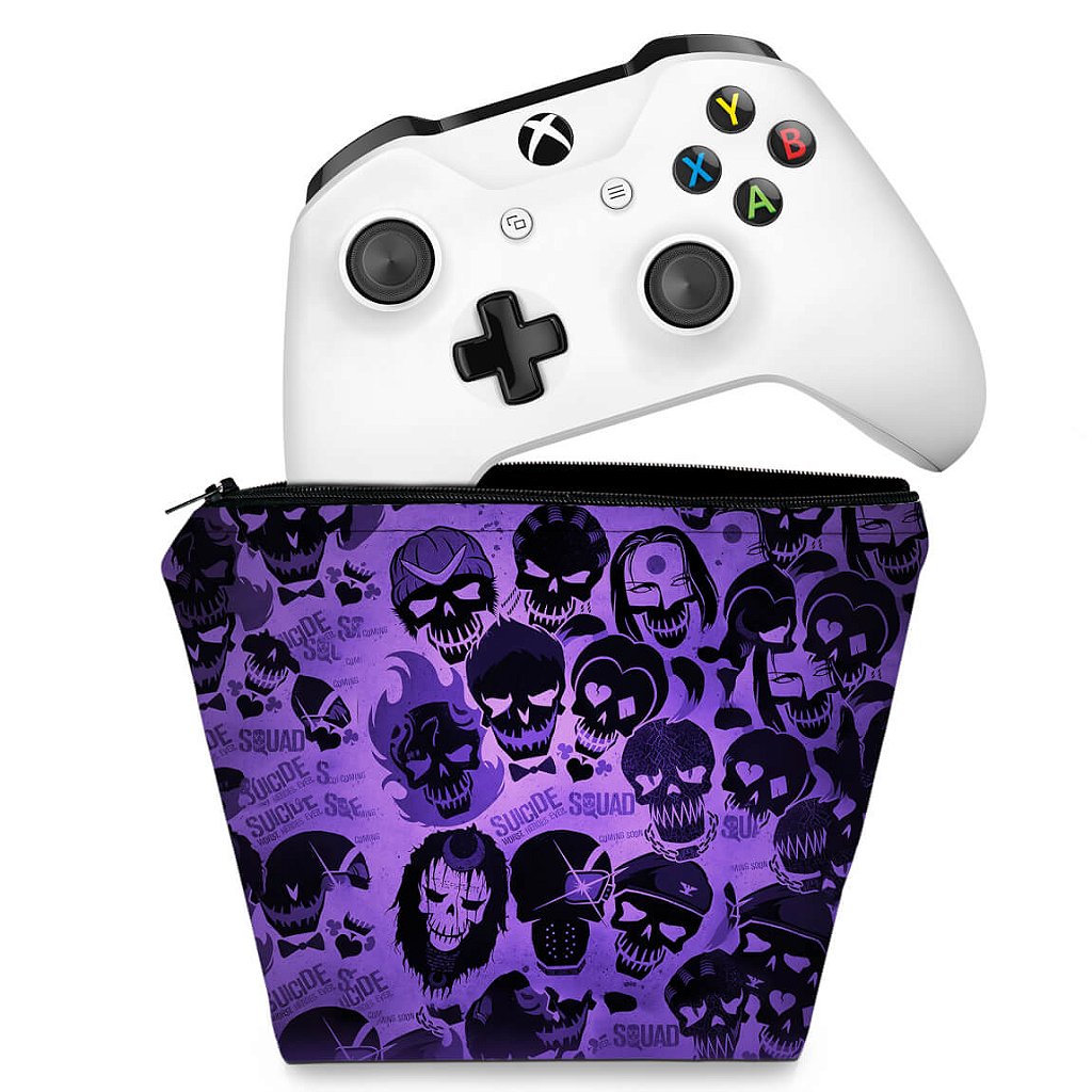 Capa Case Xbox One Controle - Esquadrão Suicida #D