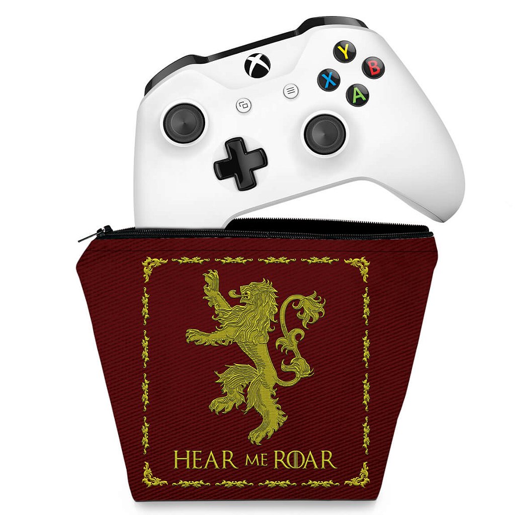 Capa Case Xbox One Controle - Game Of Thrones Lannister