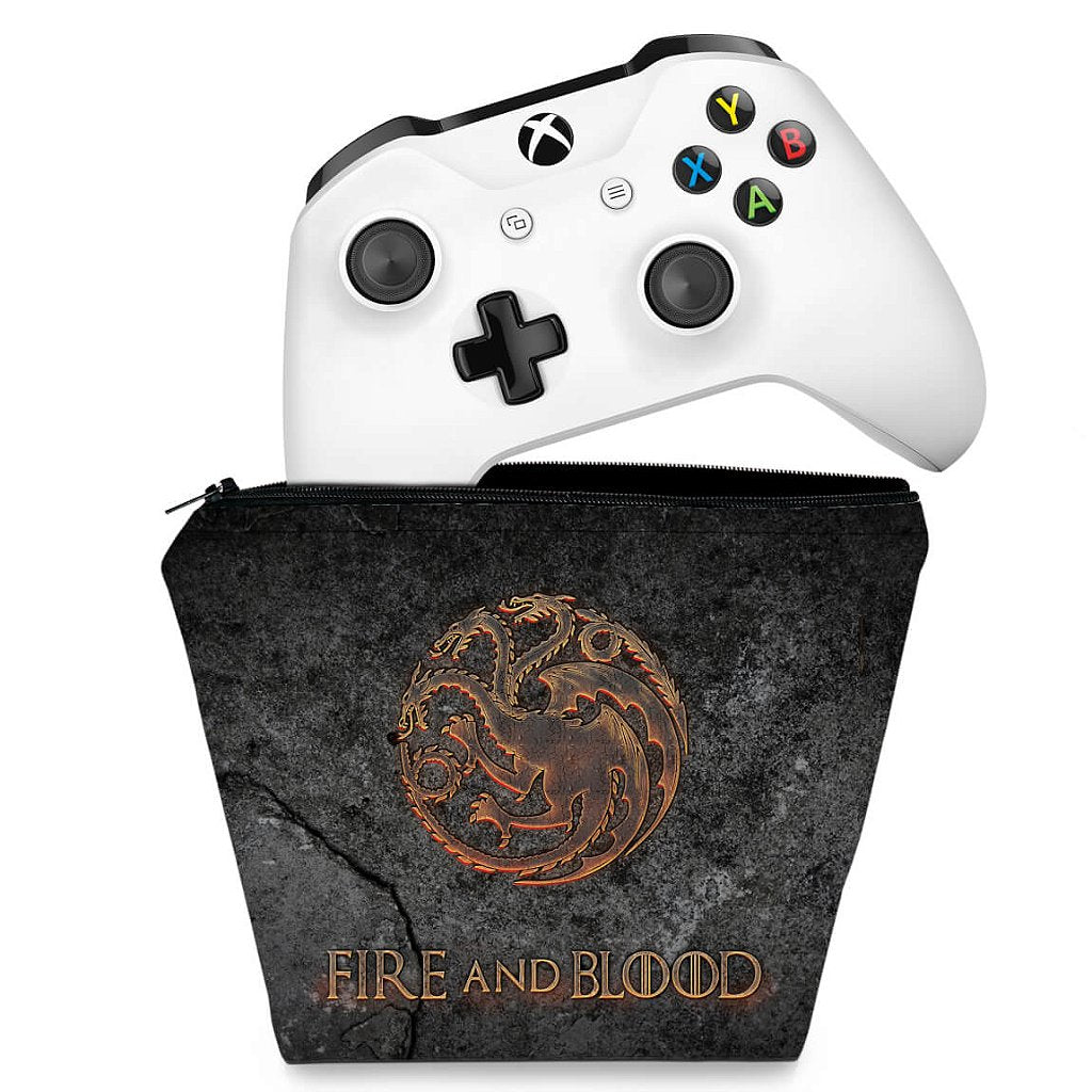 Capa Case Xbox One Controle - Game of Thrones Targaryen