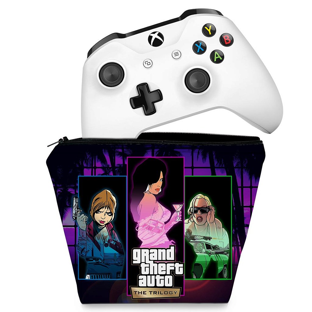 Capa Case Xbox One Controle - GTA The Trilogy