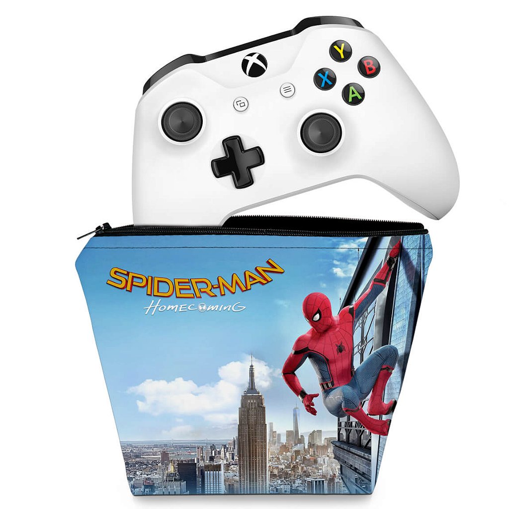 Capa Case Xbox One Controle - Homem Aranha - Spiderman Homecoming
