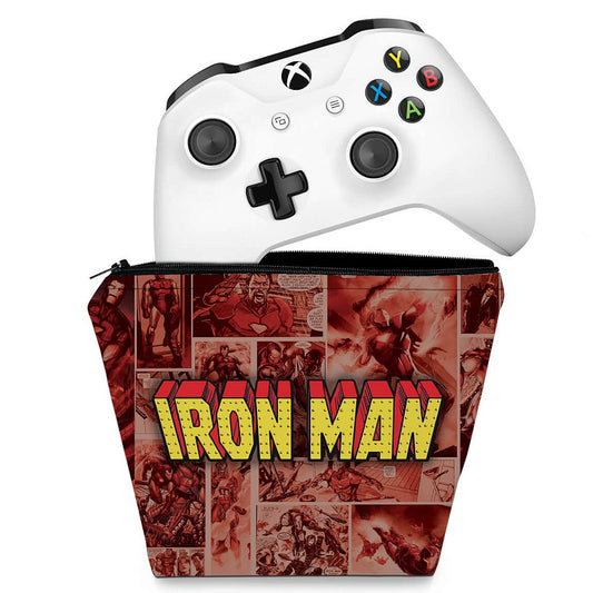 Capa Case Xbox One Controle - Homem de Ferro Comics
