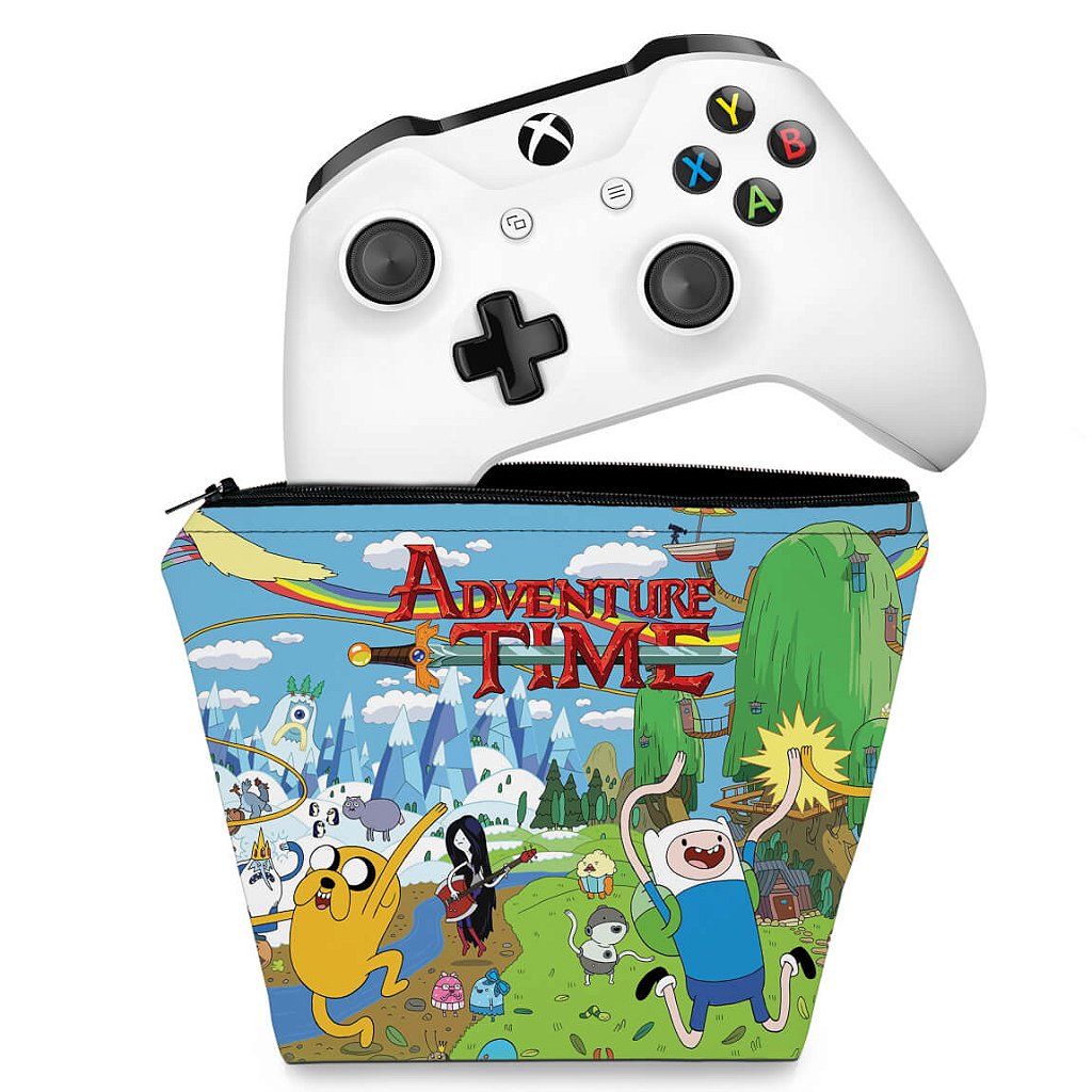 Capa Case Xbox One Controle - Hora de Aventura