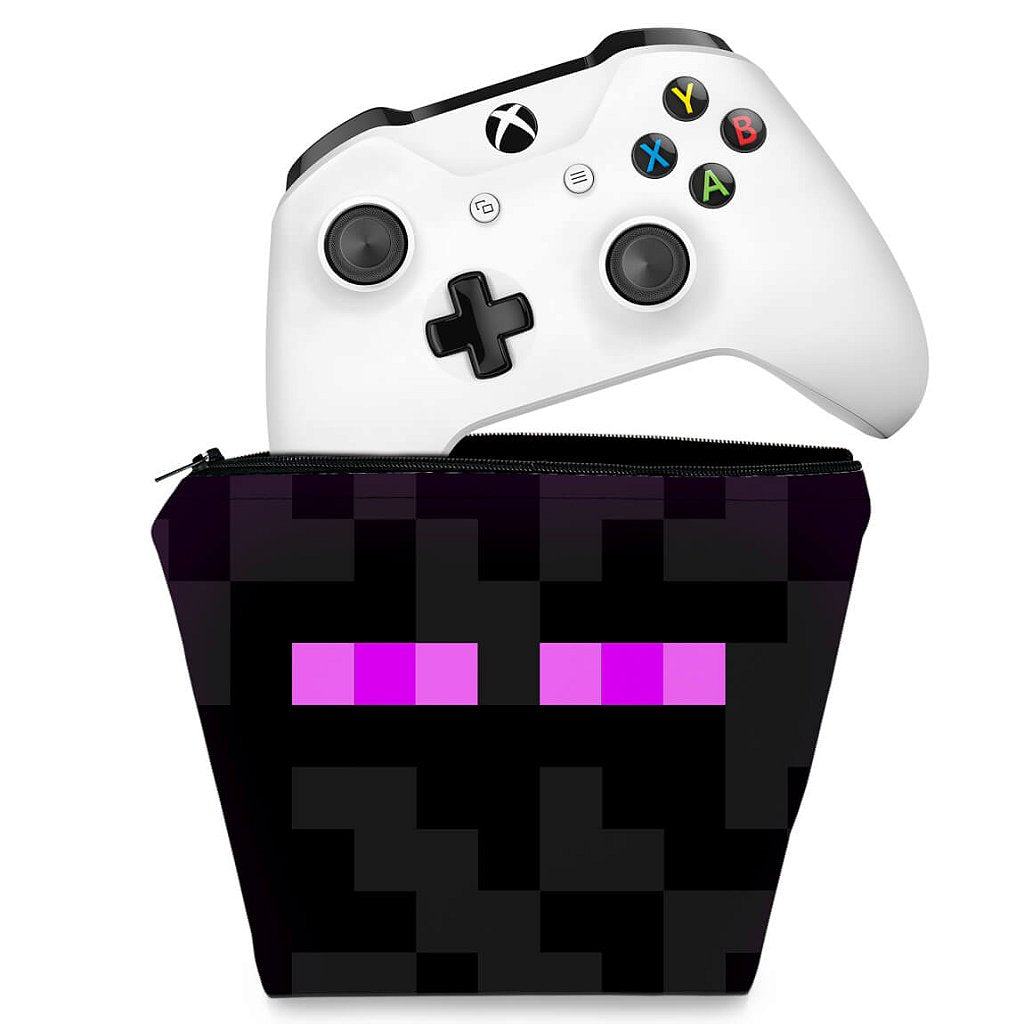 Capa Case Xbox One Controle - Minecraft Enderman