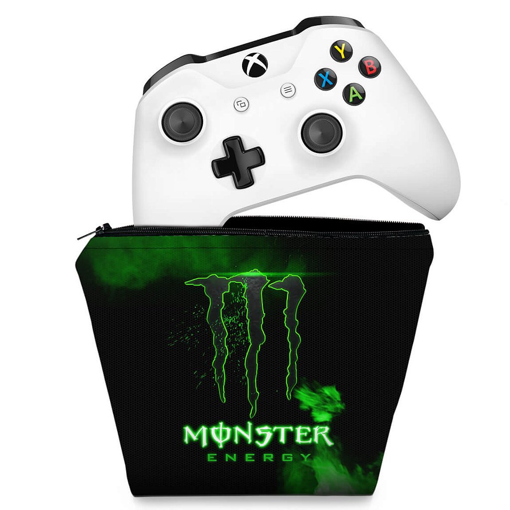 Capa Case Xbox One Controle - Monster Energy Drink