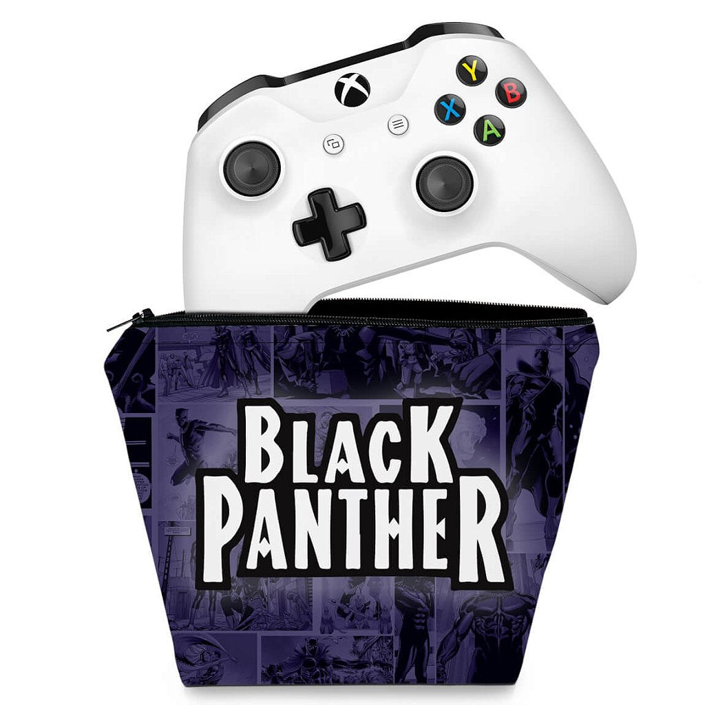 Capa Case Xbox One Controle - Pantera Negra Comics