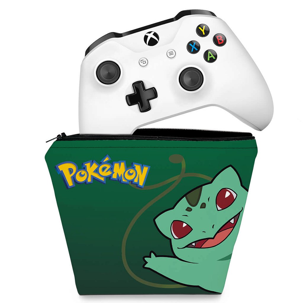 Capa Case Xbox One Controle - Pokemon Bulbasaur