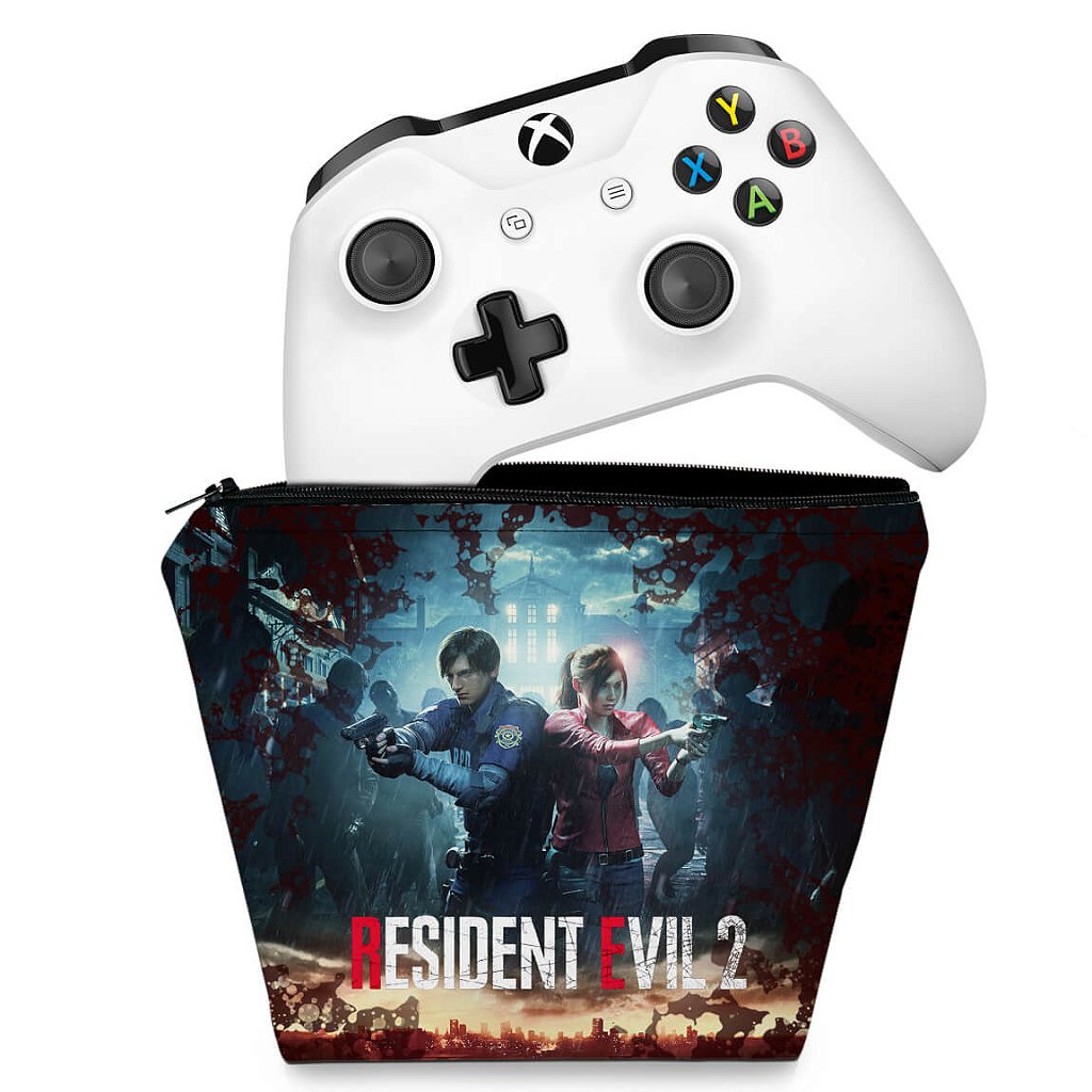 Capa Case Xbox One Controle - Resident Evil 2 Remake