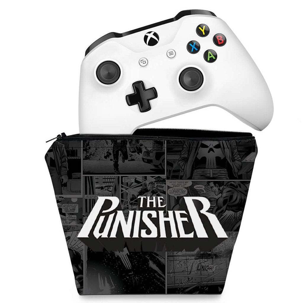 Capa Case Xbox One Controle - The Punisher Justiceiro Comics