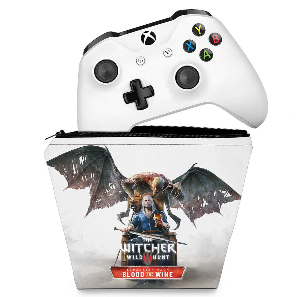 Capa Case Xbox One Controle - The Witcher 3 Blood And Wine