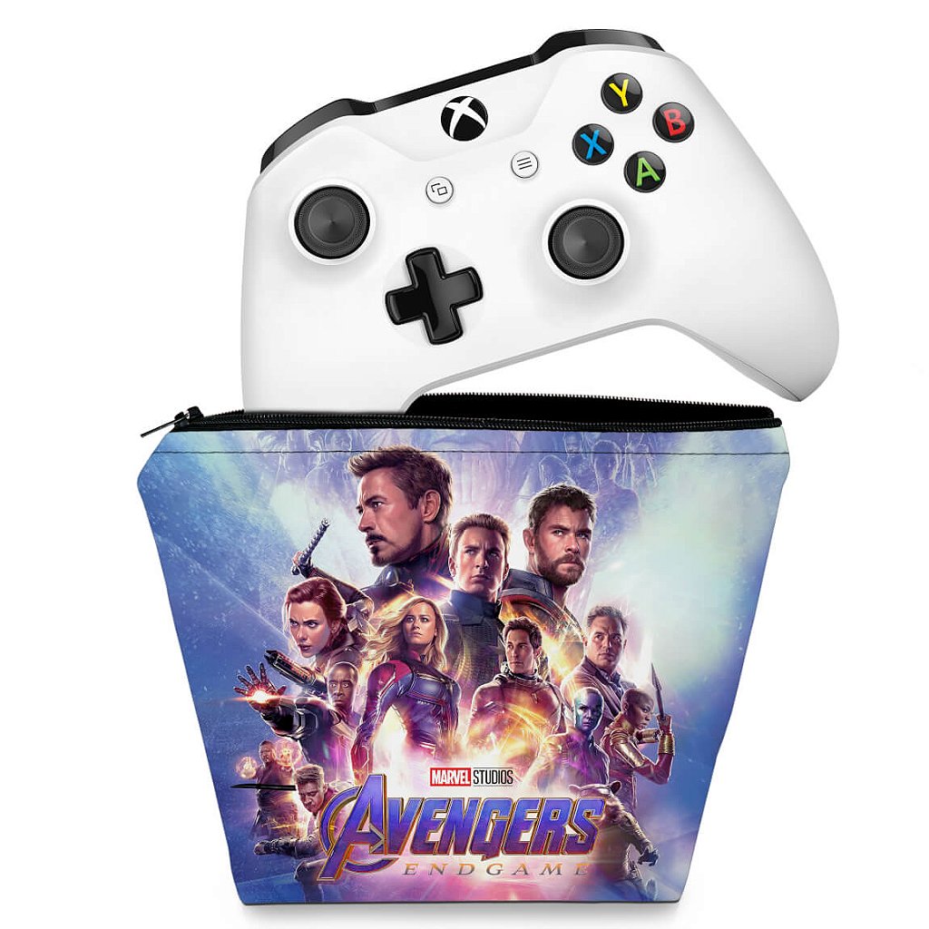 Capa Case Xbox One Controle - Vingadores Ultimato Endgame