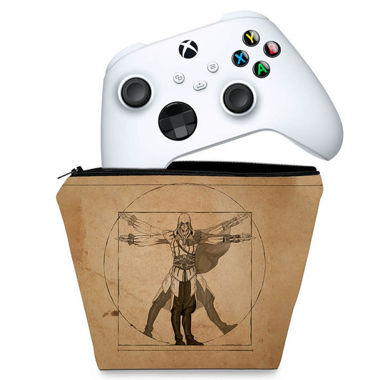 Capa Case Xbox Series S X Controle - Assassin’S Creed Vitruviano