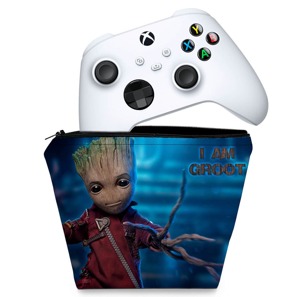 Capa Case Xbox Series S X Controle - Baby Groot