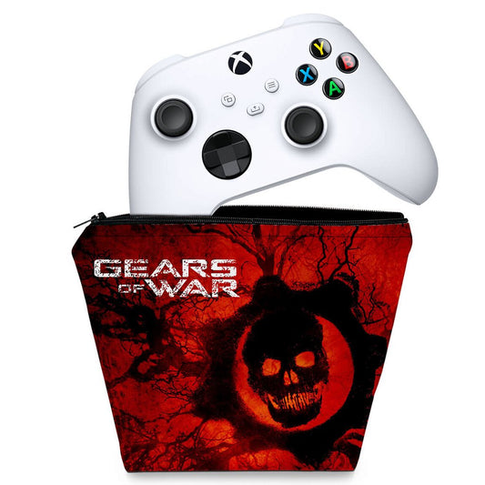 Capa Case Xbox Series S X Controle - Gears of War - Skull