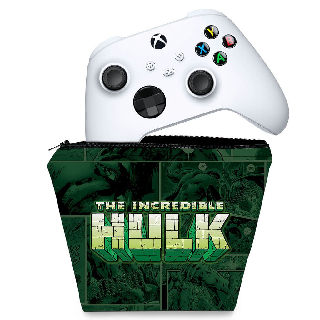 Capa Case Xbox Series S X Controle - Hulk Comics