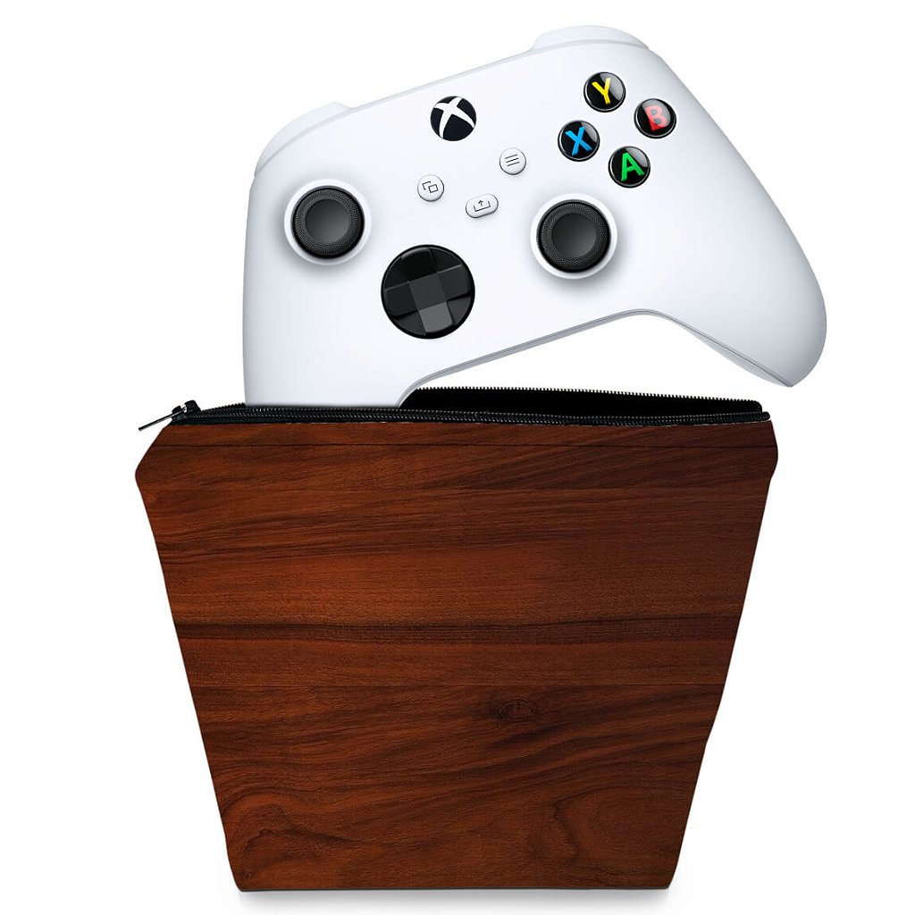 Capa Case Xbox Series S X Controle - Madeira