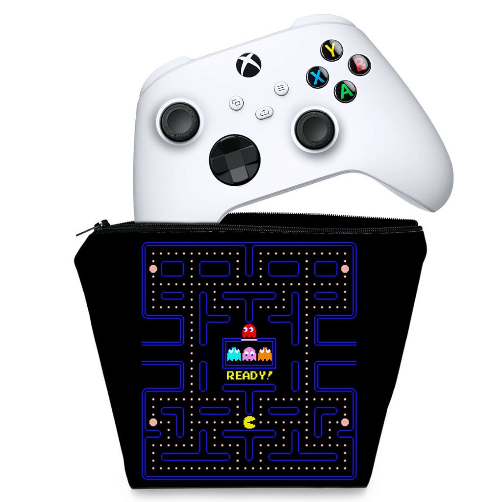 Capa Case Xbox Series S X Controle - Pac Man