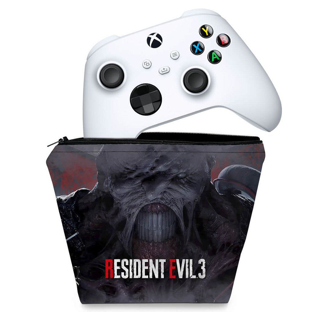 Capa Case Xbox Series S X Controle - Resident Evil 3 Remake