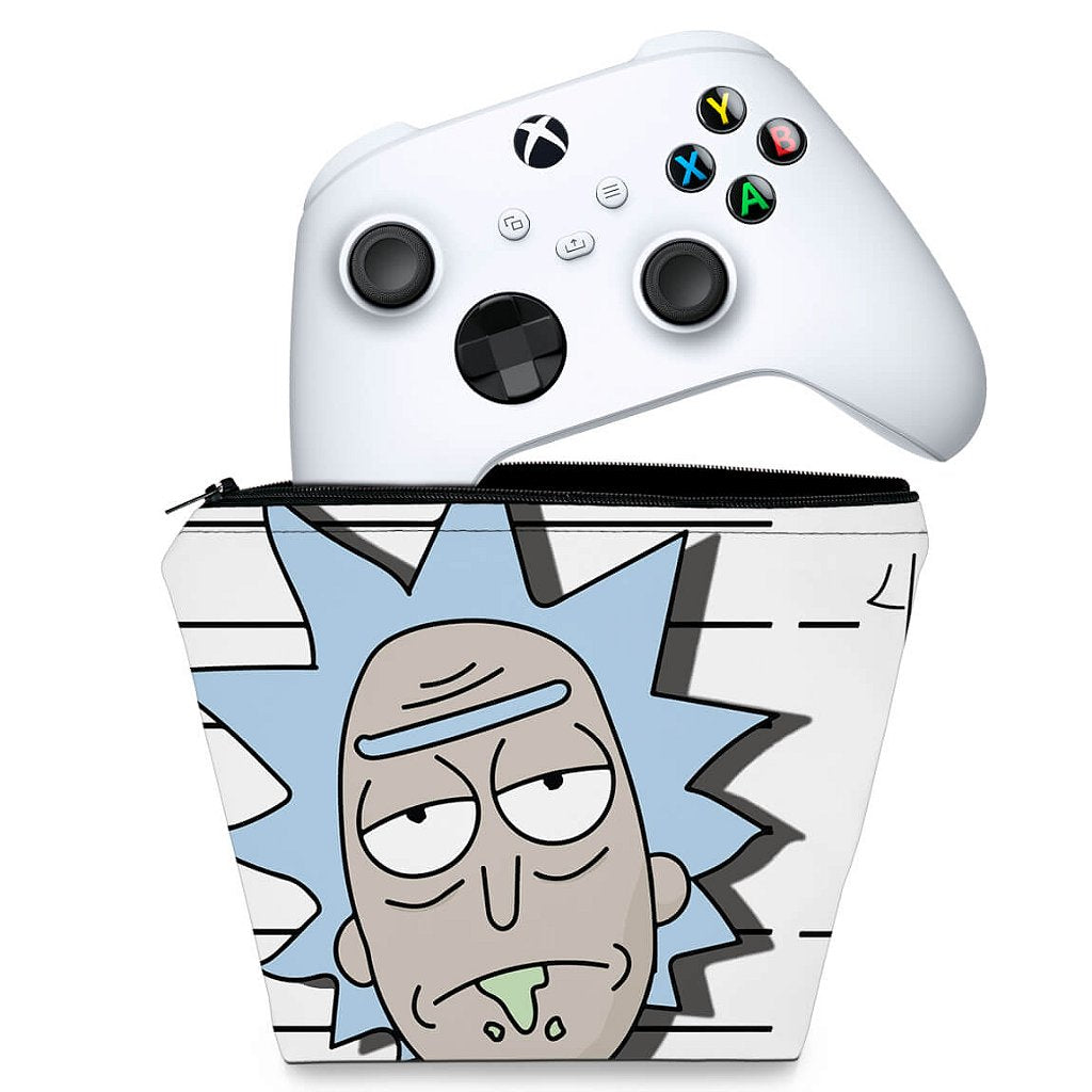 Capa Case Xbox Series S X Controle - Rick And Morty