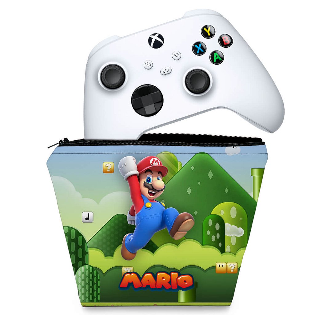 Capa Case Xbox Series S X Controle - Super Mario