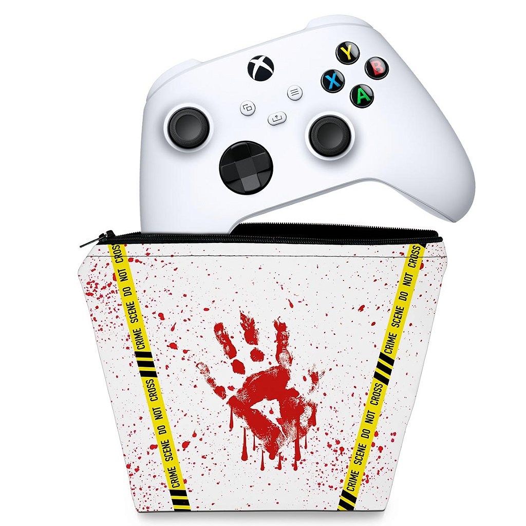 Capa Case Xbox Series S X Controle - Cena De Crime Scene
