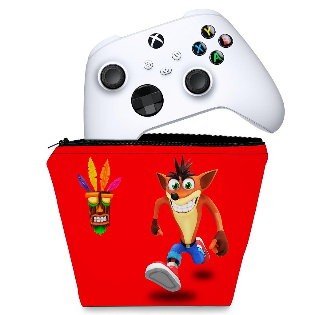 Capa Case Xbox Series S X Controle - Crash Bandicoot