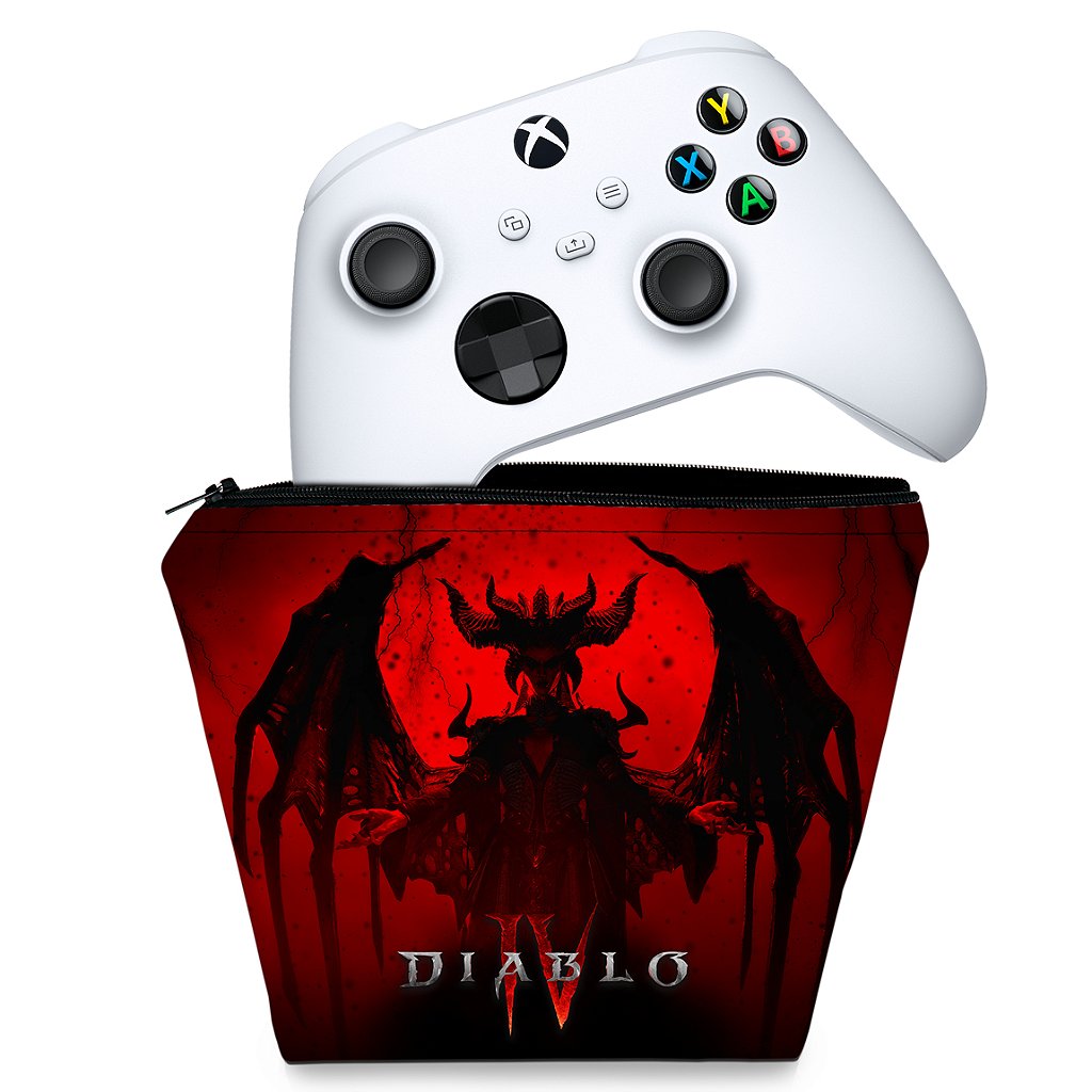 Capa Case Xbox Series S X Controle - Diablo IV 4