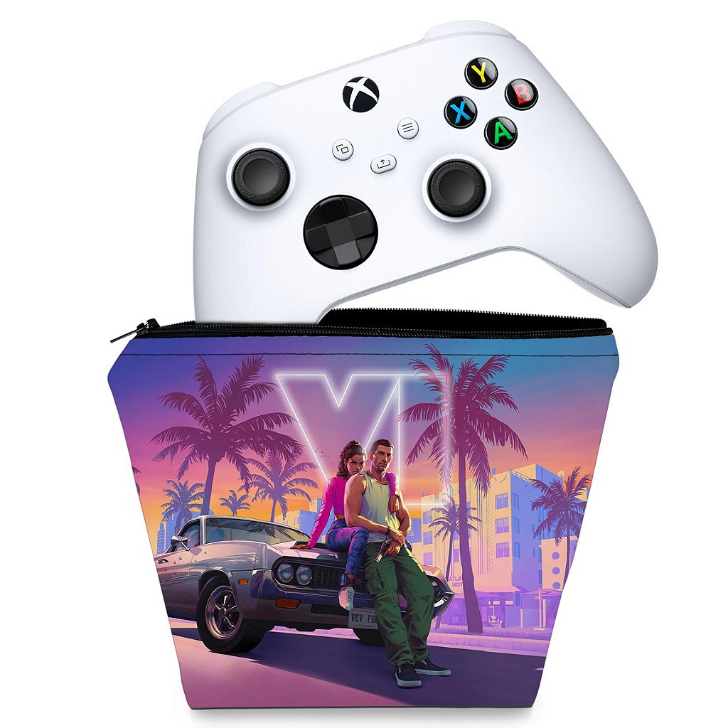 Capa Case Xbox Series S X Controle - GTA 6 VI