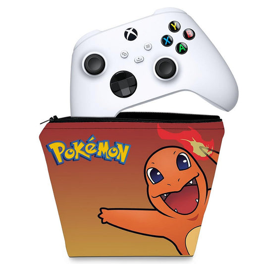 Capa Case Xbox Series S X Controle - Pokemon Charmander