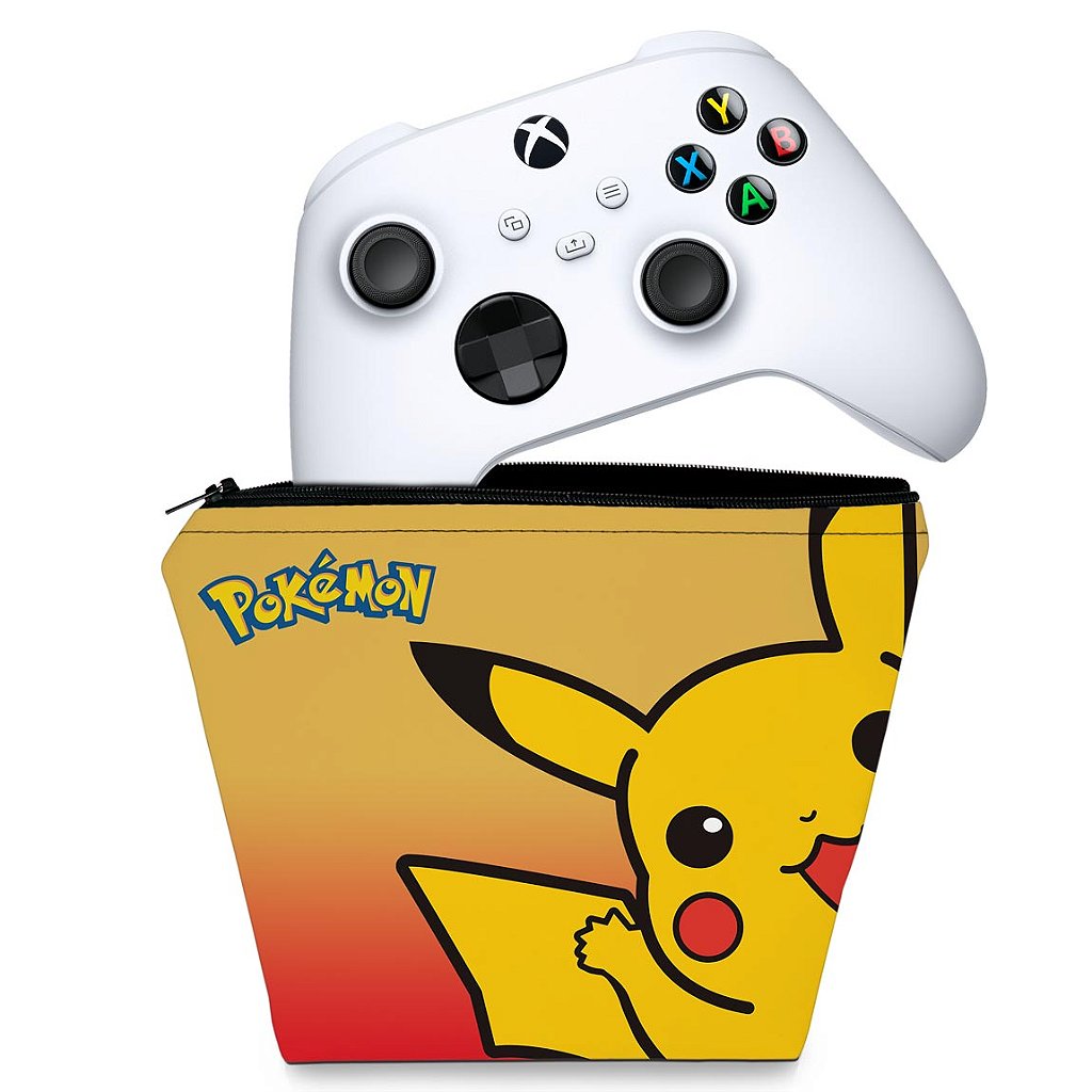Capa Case Xbox Series S X Controle - Pokemon Pikachu