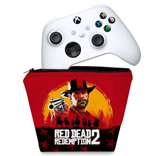 Capa Case Xbox Series S X Controle - Red Dead Redemption 2