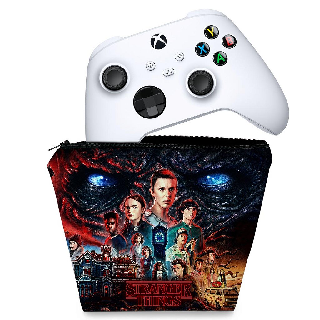 Capa Case Xbox Series S X Controle - Stranger Things