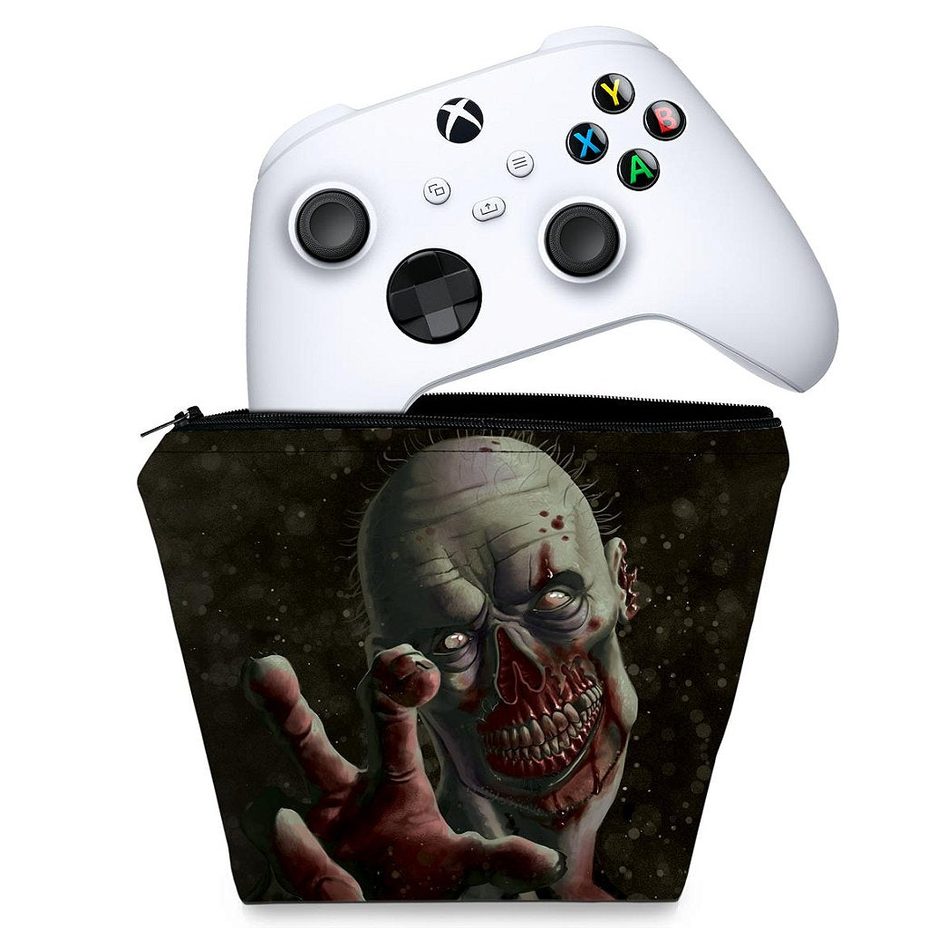Capa Case Xbox Series S X Controle - Zombie Zumbi The Walking