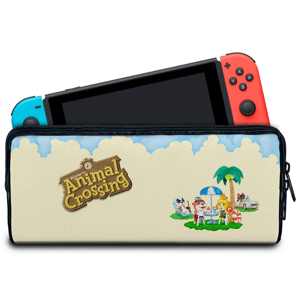 Case Nintendo Switch Bolsa Estojo - Animal Crossing