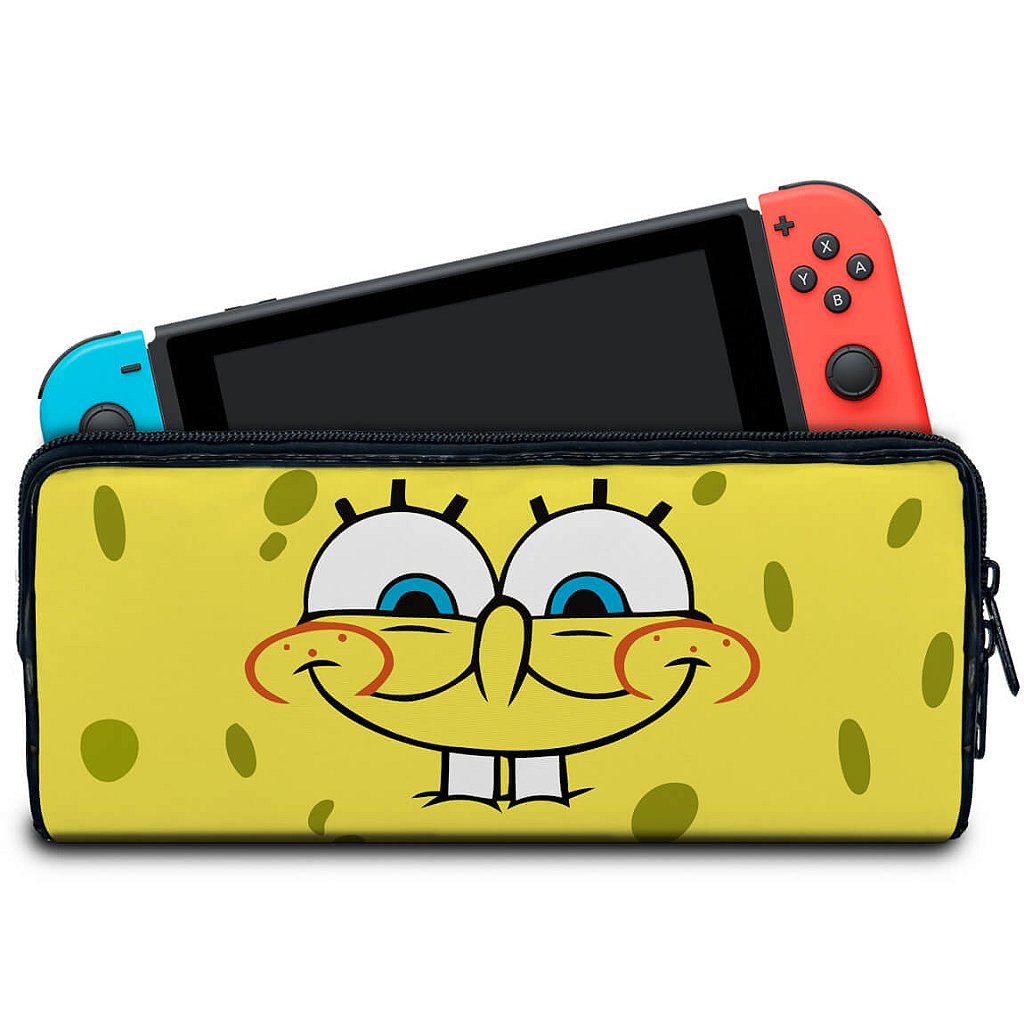 Case Nintendo Switch Bolsa Estojo - Bob Esponja