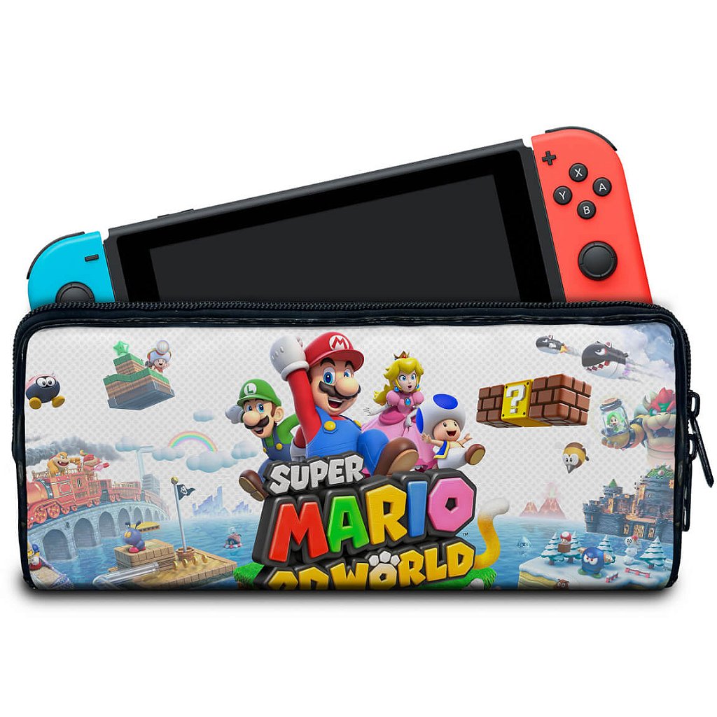 Case Nintendo Switch Bolsa Estojo - Bowser s Fury