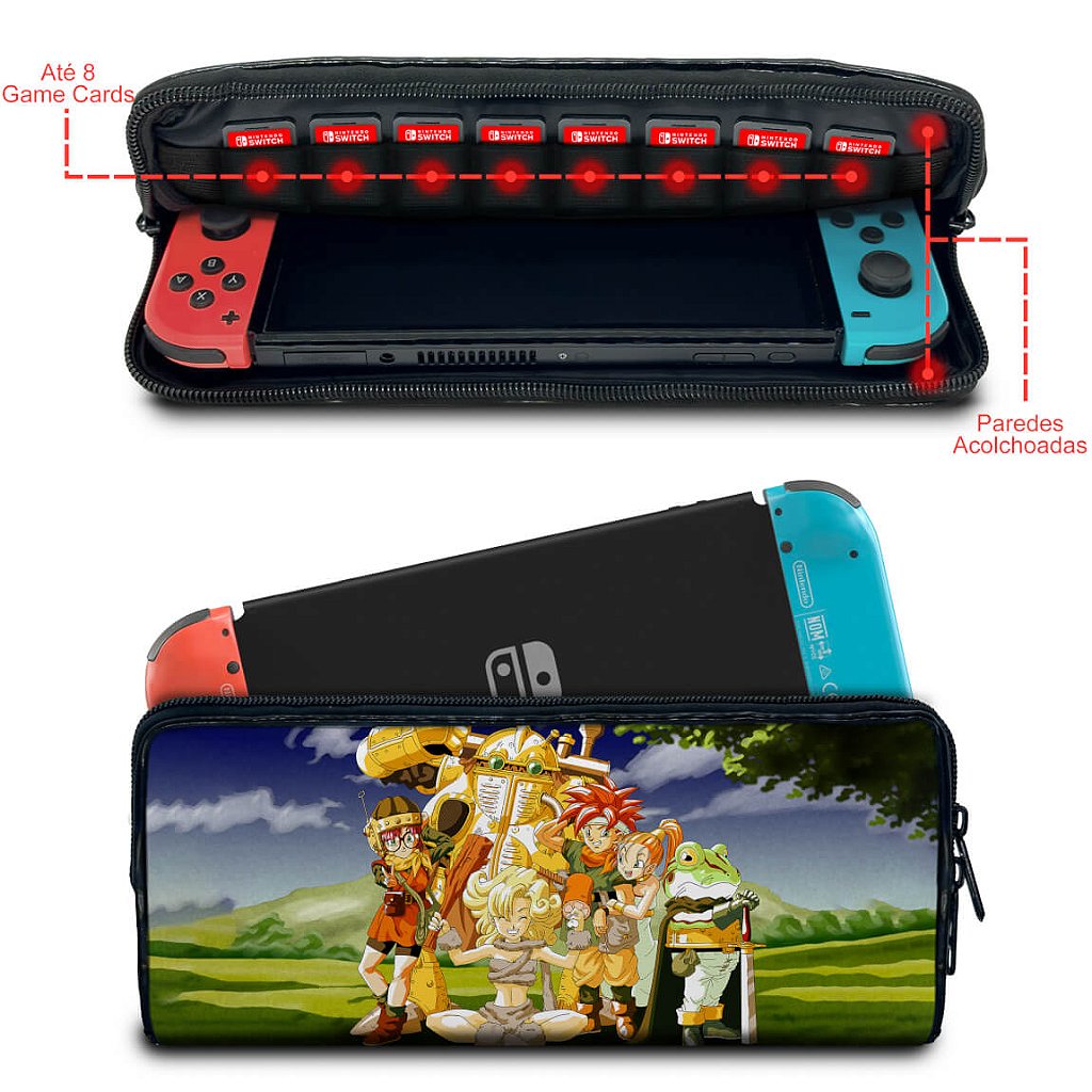 Case Nintendo Switch 1 Bolsa Estojo - Chrono Trigger - Pop Arte Skins - foto 2
