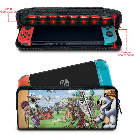 Case Nintendo Switch Bolsa Estojo - Dragon Quest
