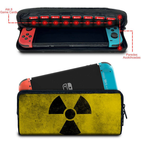 Case Nintendo Switch Bolsa Estojo - Radioativo