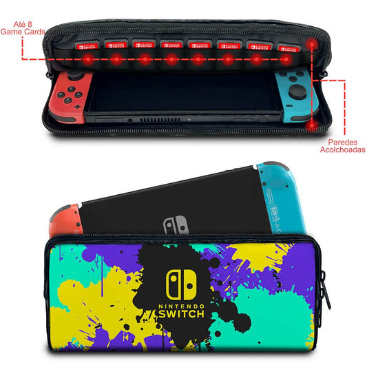 Case Nintendo Switch Bolsa Estojo - Splatoon 3