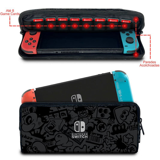 Case Nintendo Switch Bolsa Estojo - Splatoon 3 Special
