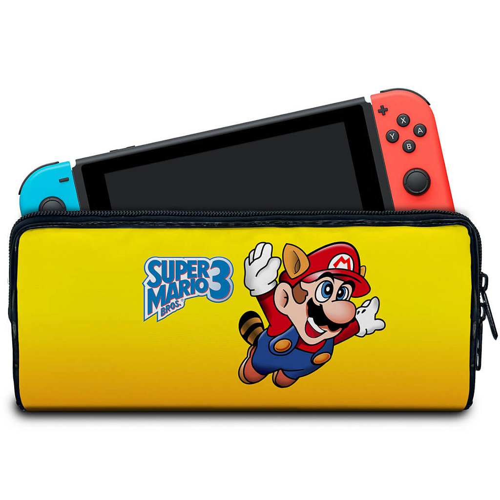Case Nintendo Switch Bolsa Estojo - Super Mario Bros 3