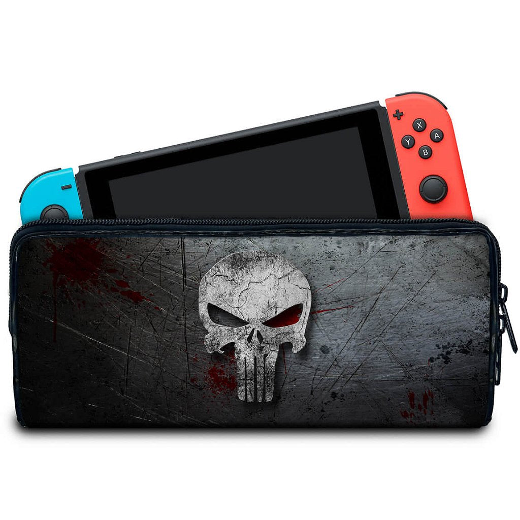 Case Nintendo Switch Bolsa Estojo - The Punisher Justiceiro