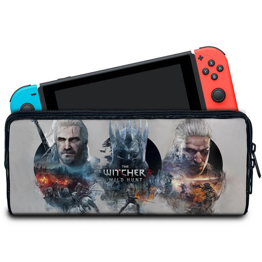Case Nintendo Switch Bolsa Estojo - The Witcher 3: Wild Hunt
