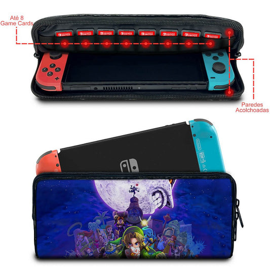 Case Nintendo Switch Bolsa Estojo - Zelda: Majoras Mask