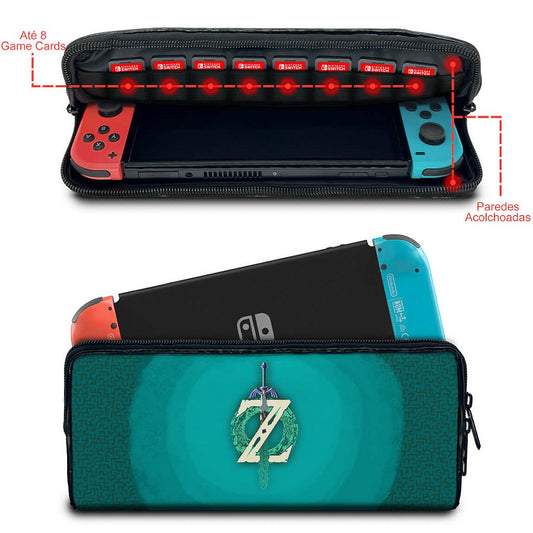 Case Nintendo Switch Bolsa Estojo - Zelda Tears of the Kingdom