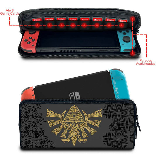 Case Nintendo Switch Bolsa Estojo - Zelda Tears of the Kingdom Edition