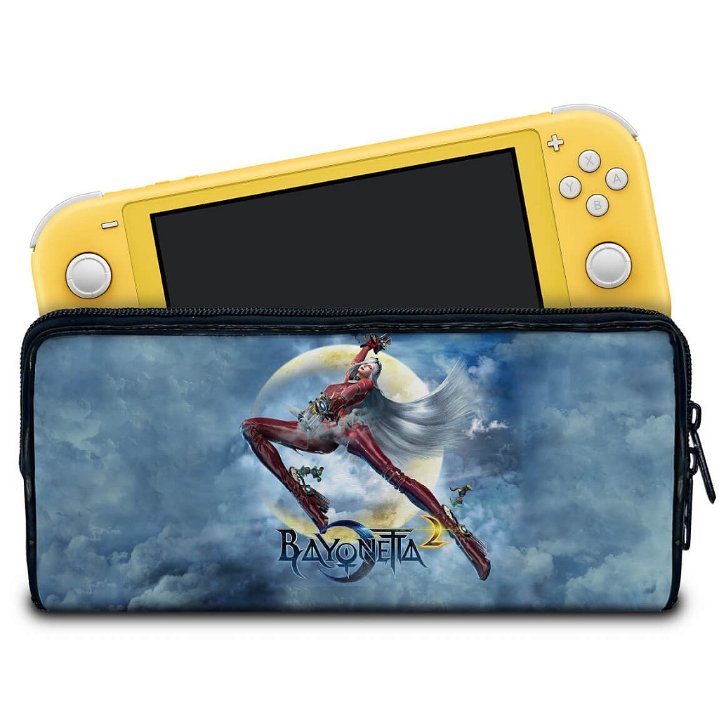 Case Nintendo Switch Lite Bolsa Estojo - Bayonetta 2