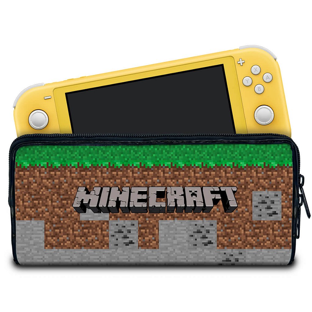 Case Nintendo Switch Lite Bolsa Estojo - Minecraft
