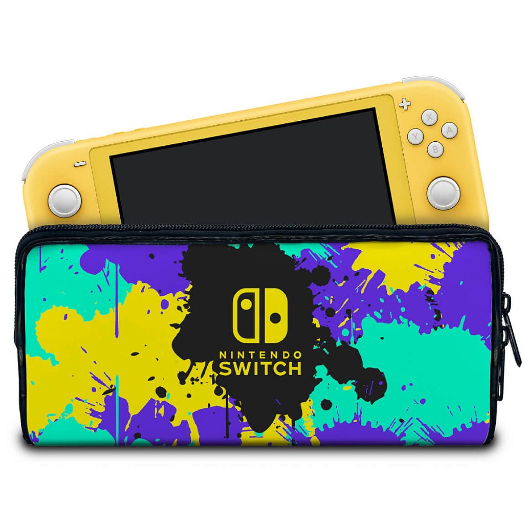 Case Nintendo Switch Lite Bolsa Estojo - Splatoon 3